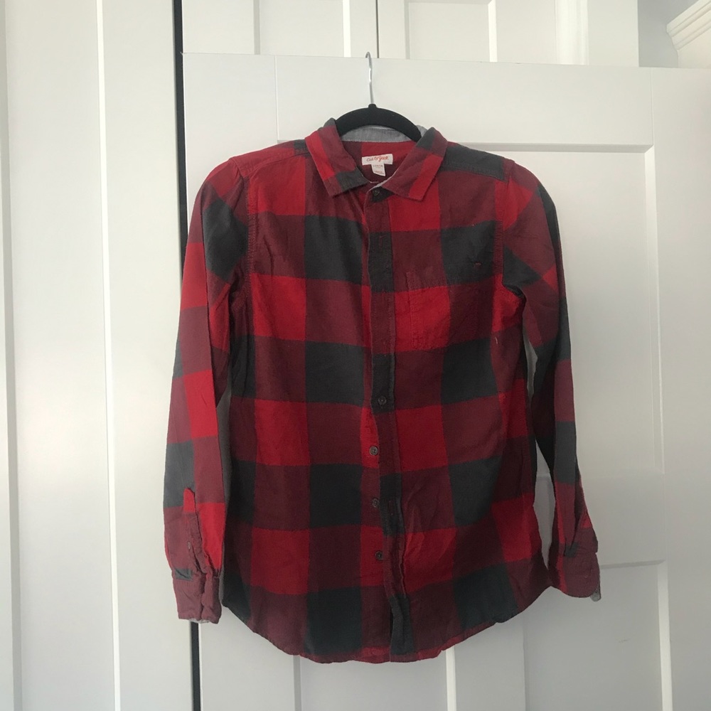59. shirt plaid size boys L 12-14 $6